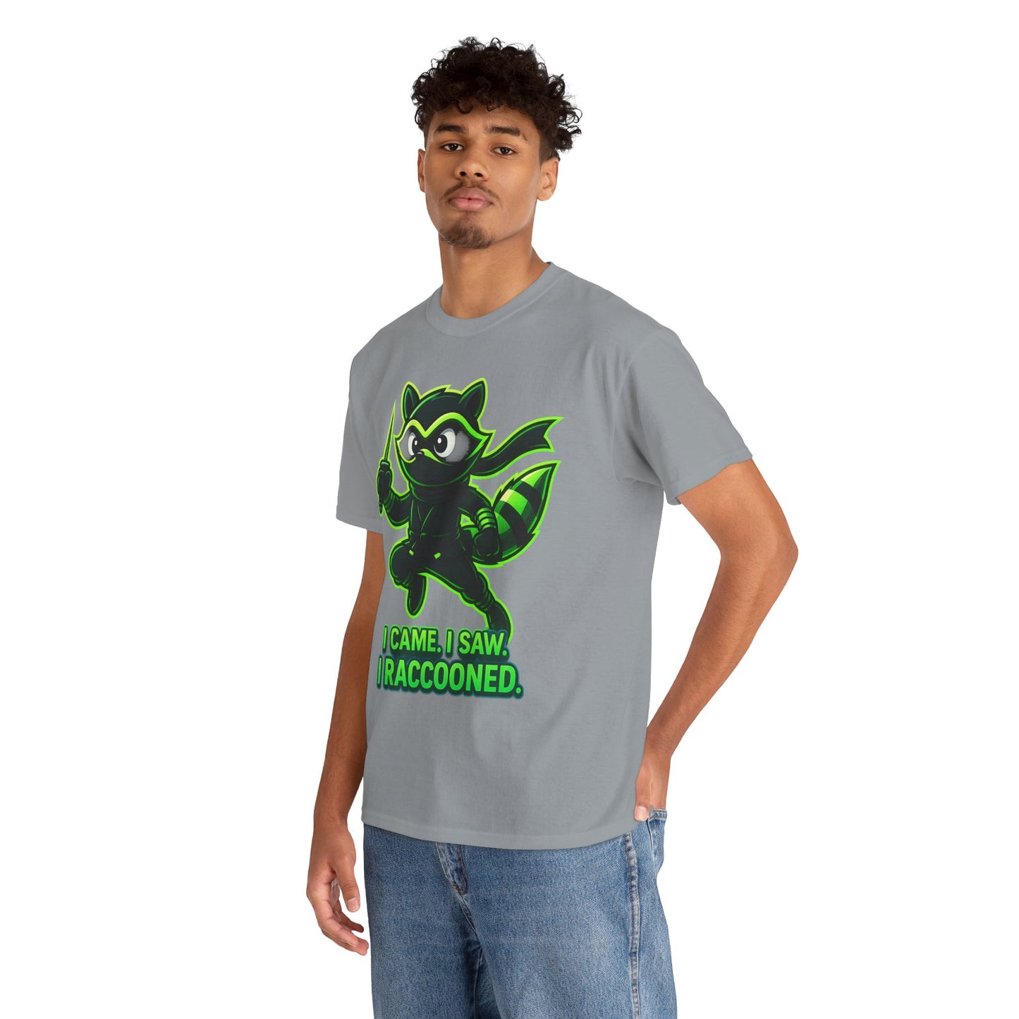 I Came. I Saw. I Raccooned. – Ninja Raccoon T-Shirt