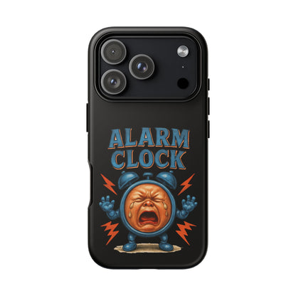 Phone Case — "Alarm Clock" Retro Screaming Clock Protective Cover