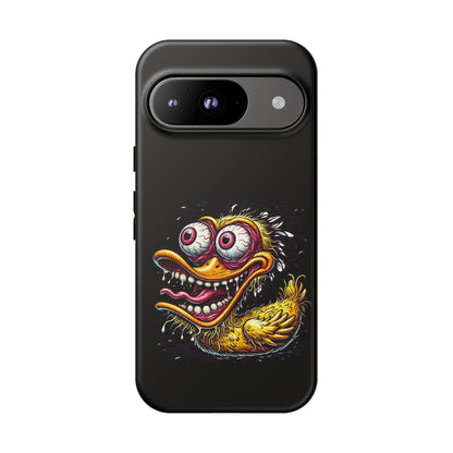 Duck Monster Phone Case — Crazy Cartoon Eye Duck Shock Design Tough Case