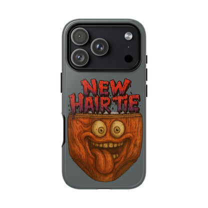 Phone Case — 'New Hairte' Funny Grinning Tongue-Out Monster Design