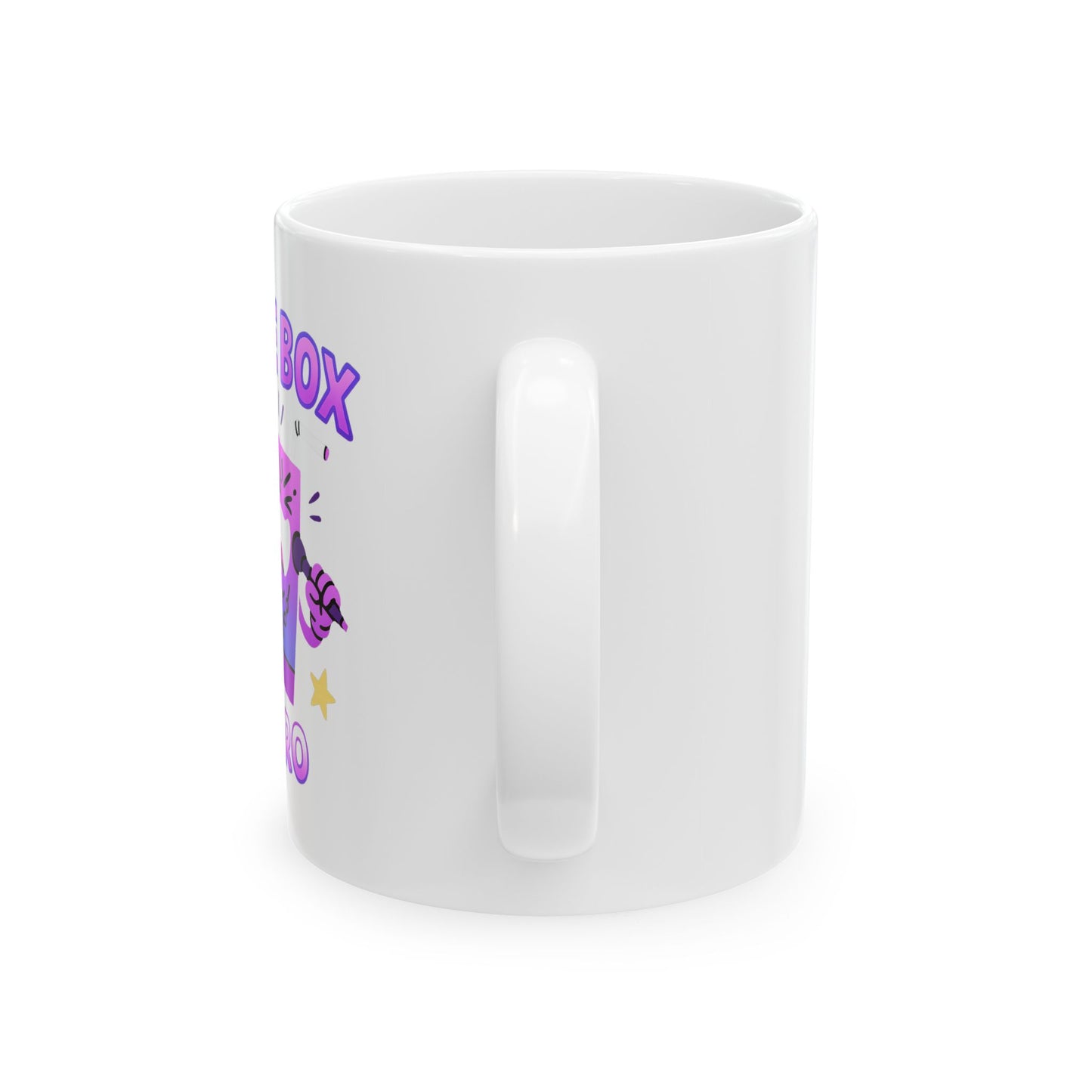 Juice Box Hero Cute Pink Ceramic Mug (11oz, 15oz)