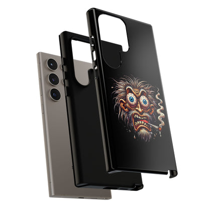 Phone Case — Wild Cartoon Monster Smoking Design