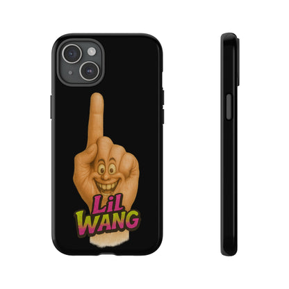 Phone Case — 'Lil Wang' Humorous Middle Finger Character Protective Cover
