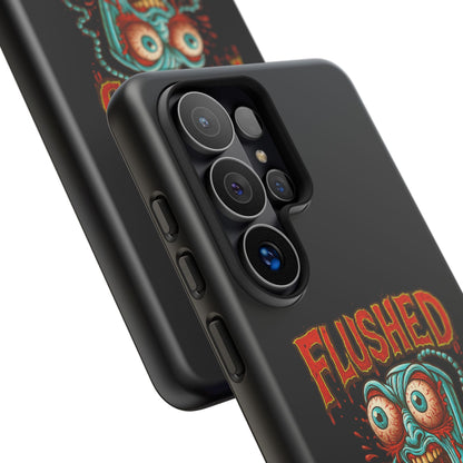 Phone Case — "Flushed But Not Forgotten" Horror Graphic iPhone Cover