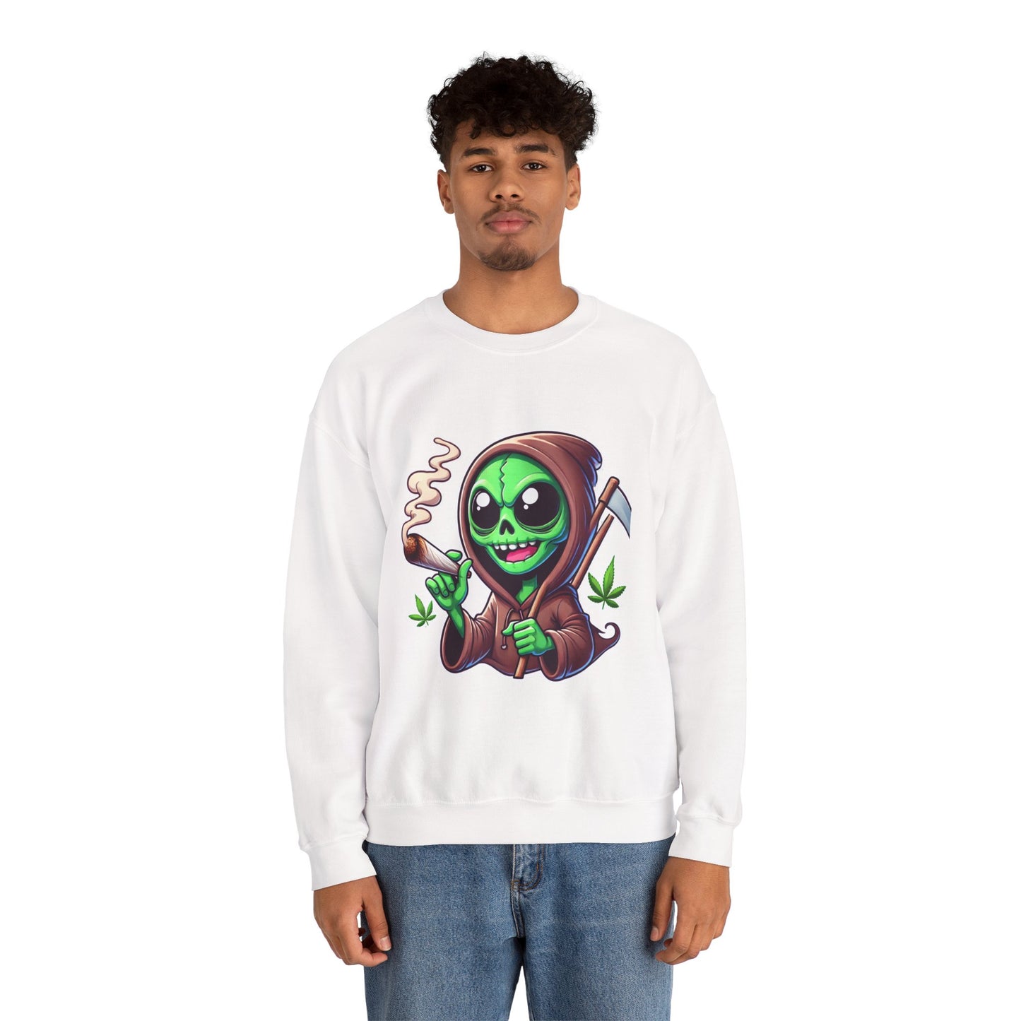 Stoner Reaper Alien Crewneck