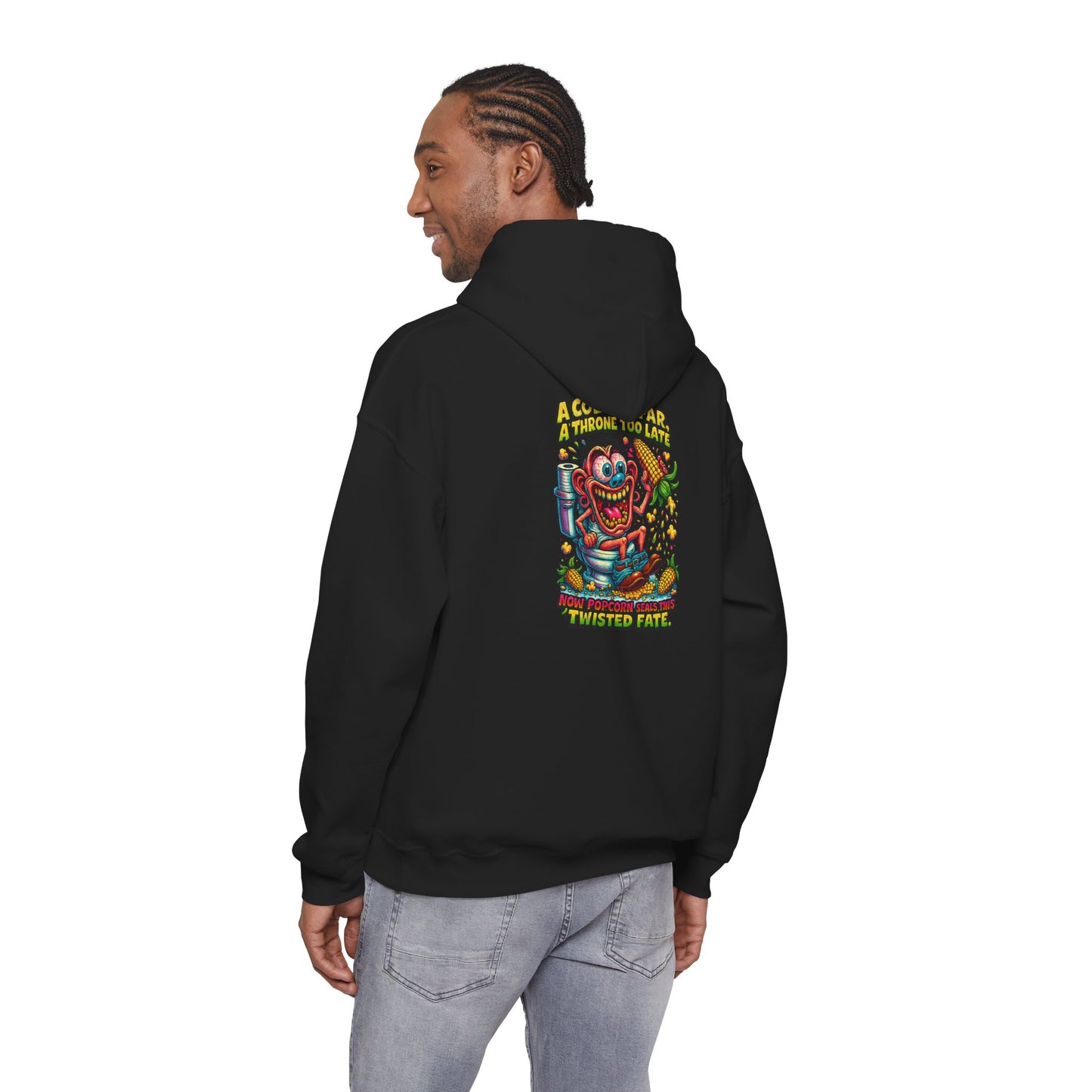 Twisted Fate Clown Hoodie – Retro Horror Skate Graphic Sweatshirt
