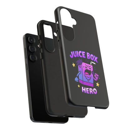 Phone Case — 'Juice Box Hero' Cute Cartoon Protective Cover