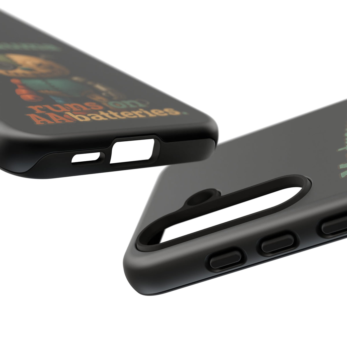 Phone Case — 'My Trauma Runs on AA Batteries' Creepy Voodoo Teddy Protective Cover