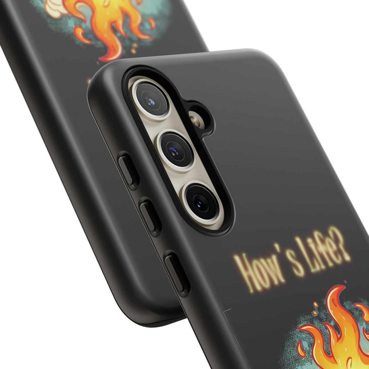 How's Life? Flaming Dumpster Phone Case