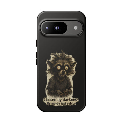 Phone Case — "Chosen by Darkness (Or Maybe Just Rabies)" Cute Creepy Lemur Design