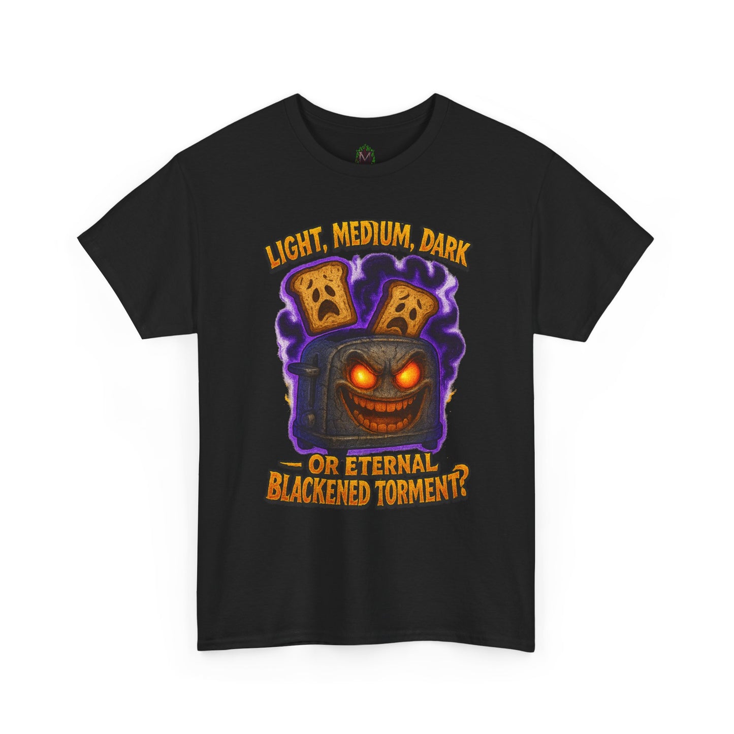 Spooky Toast Jack-o'-Lantern T-Shirt | Light Medium Dark or Eternal [...]