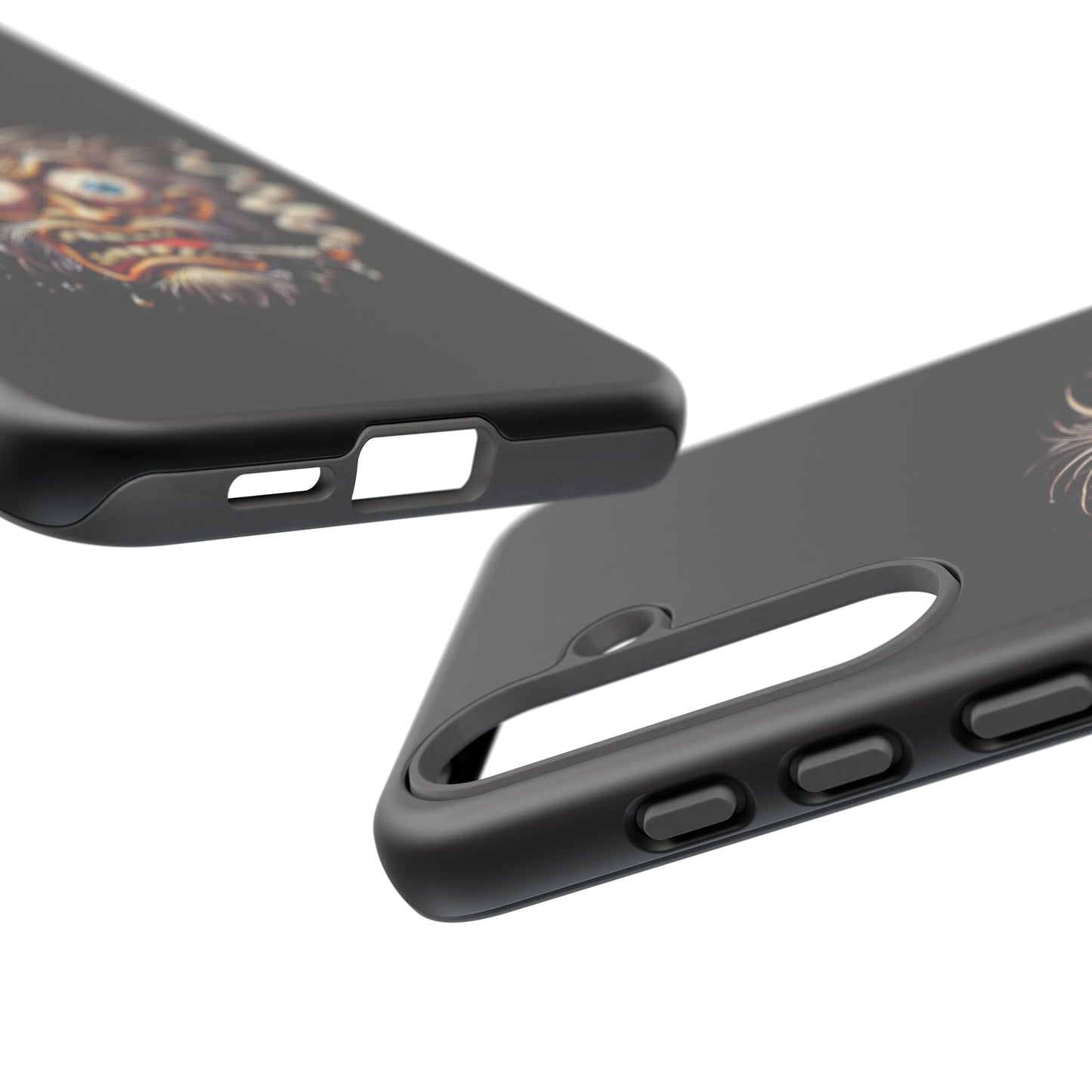 Phone Case — Wild Cartoon Monster Smoking Design