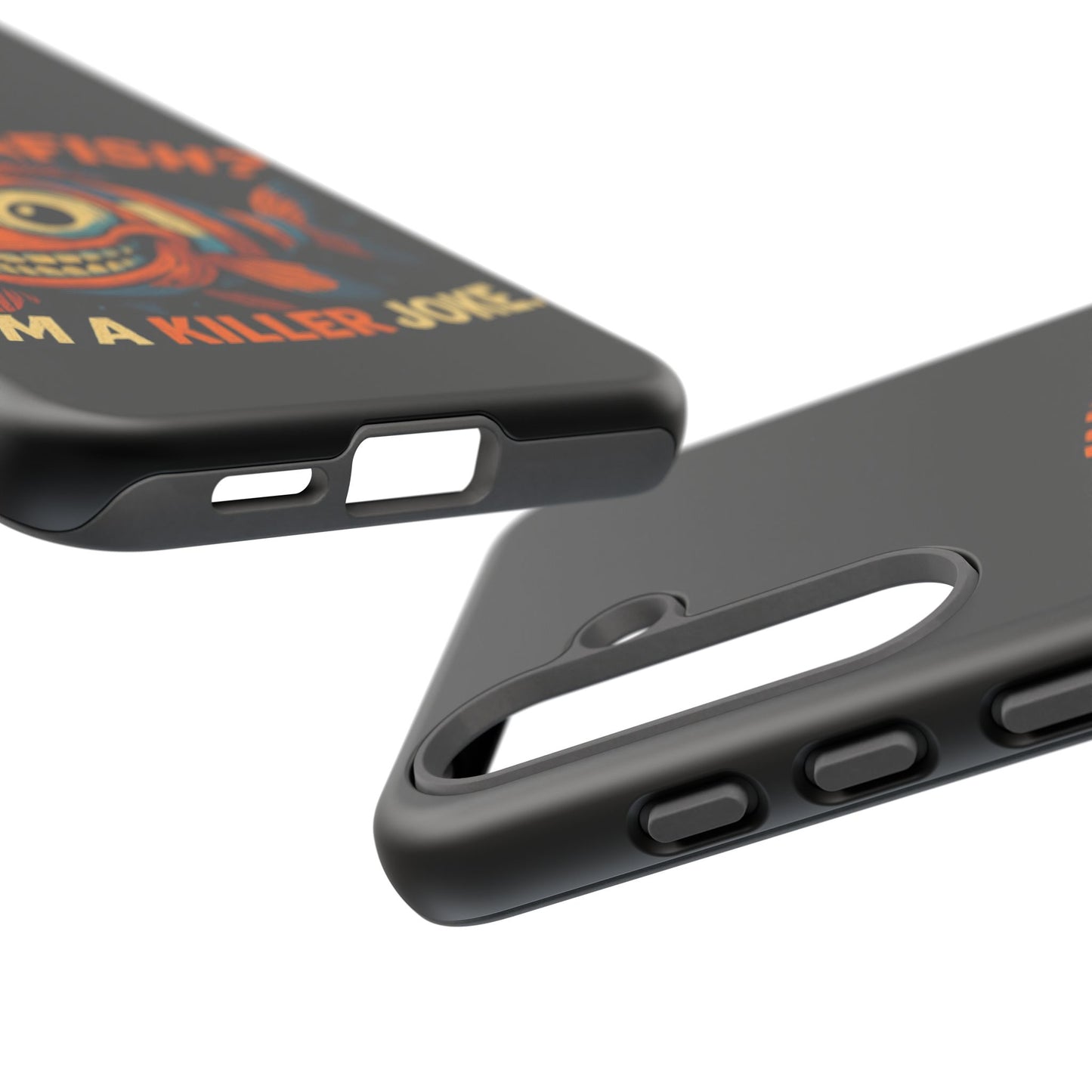 Phone Case — “Clownfish? I’m a Killer Joke.” Funny Creepy Fish Graphic