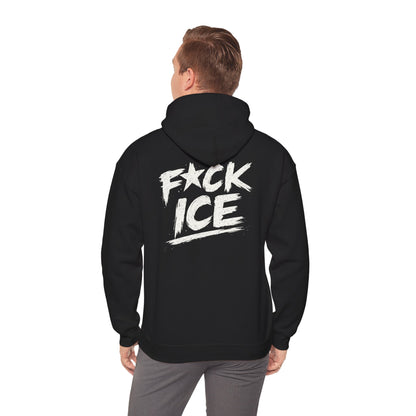 Hoodie — “F*ck Ice” Bold Graphic Back Print Hoodie