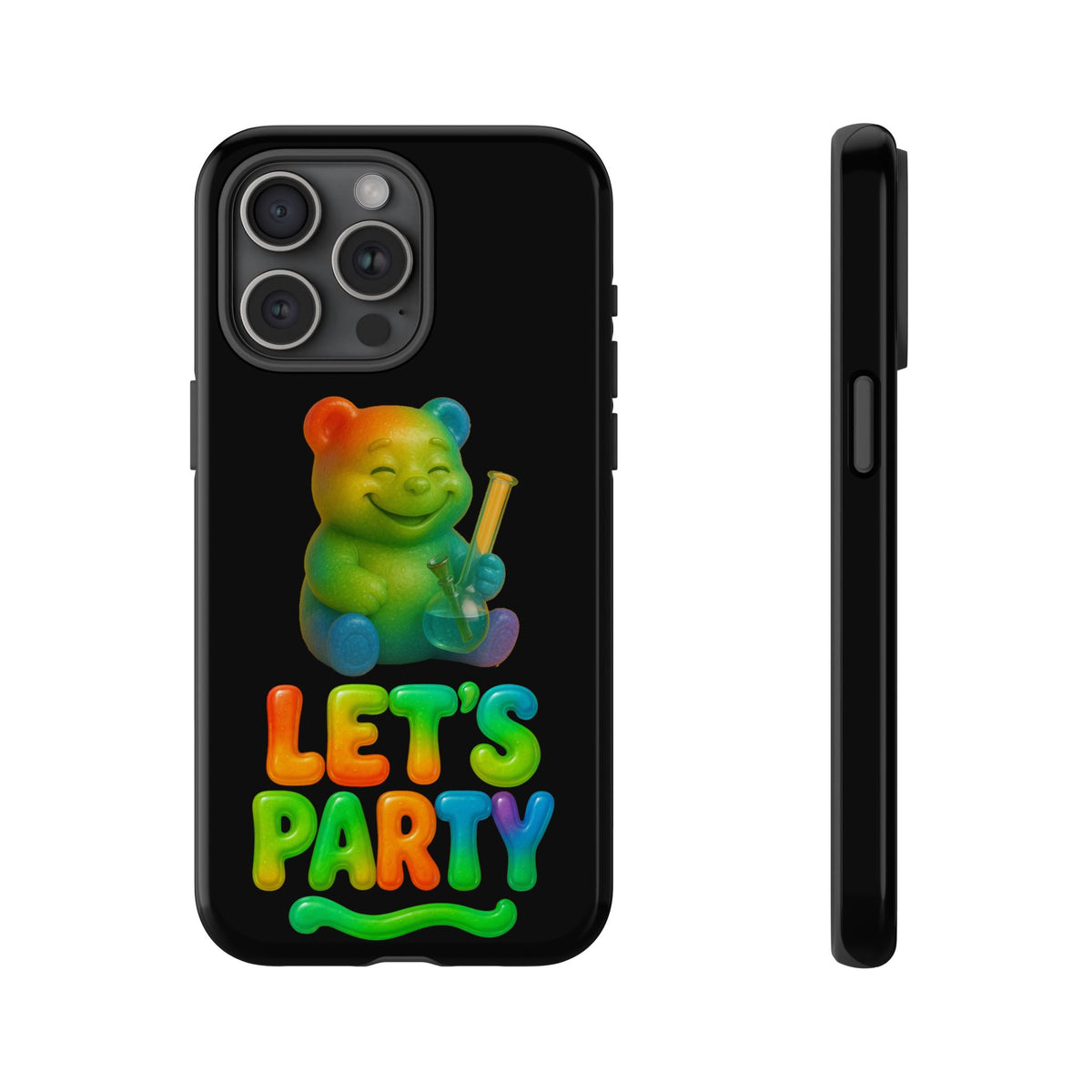 Let's Party Rainbow Bear Phone Case