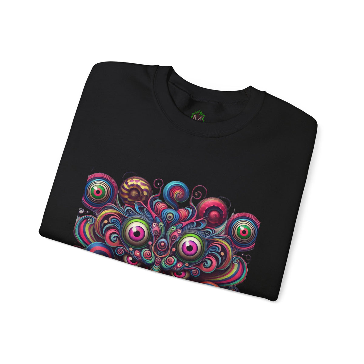 Psychedelic Eye Swarm Crewneck Sweatshirt