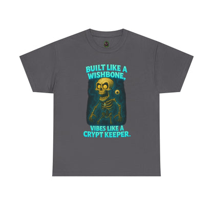 Built Like a Wishbone Skeleton Tee | Creepy Keeper Graphic Shirt