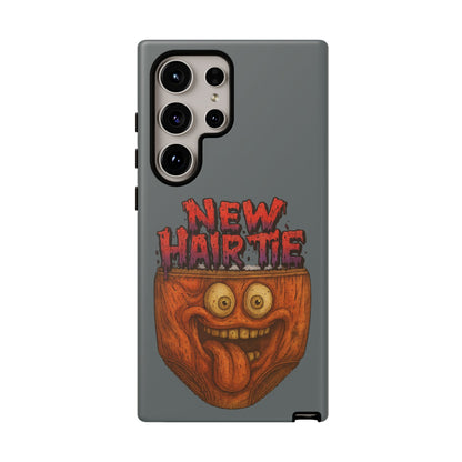 Phone Case — 'New Hairte' Funny Grinning Tongue-Out Monster Design