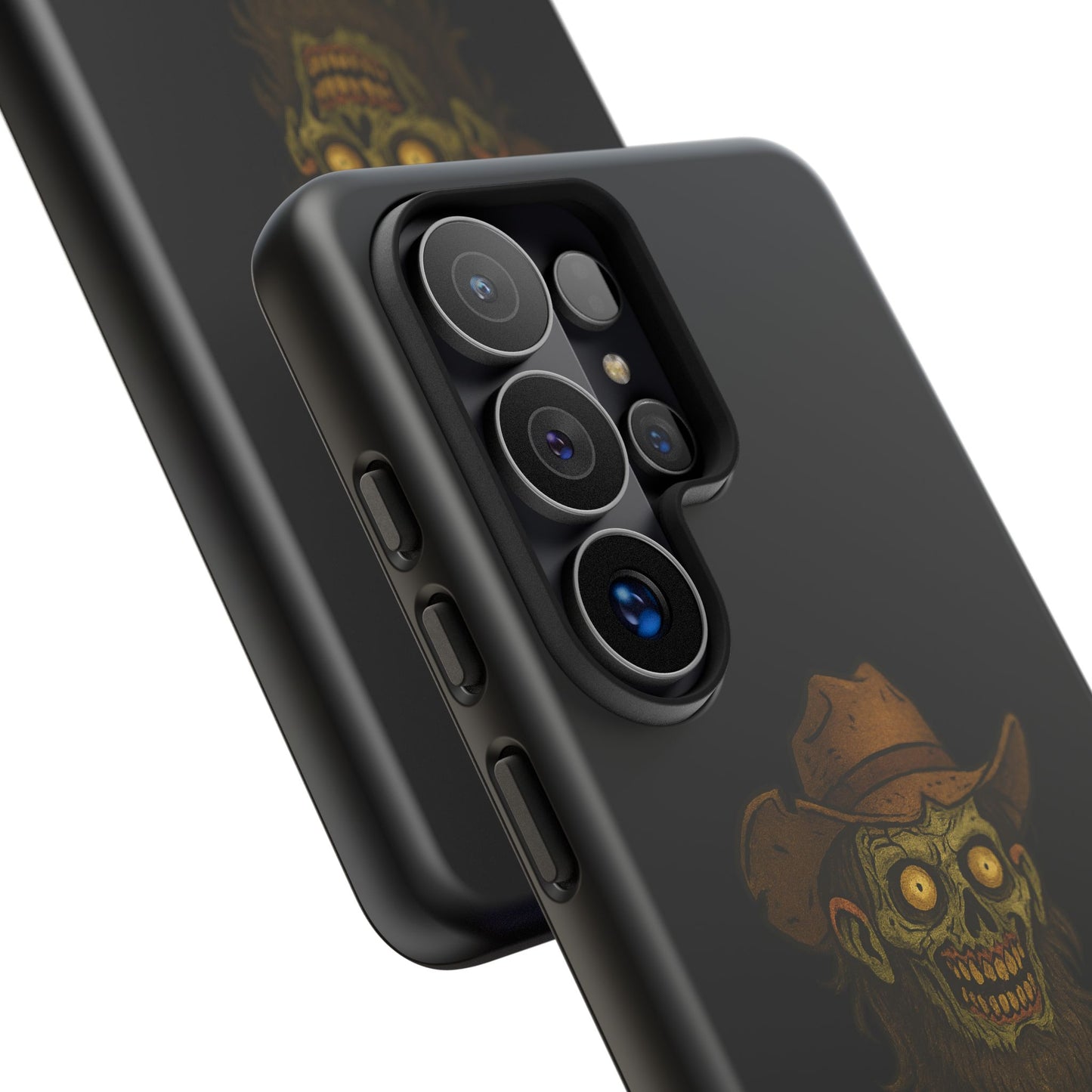 Zombie Cowboy Phone Case — "Ain't No Grave Gonna Hold This Yeehaw" Protective iPhone Cover