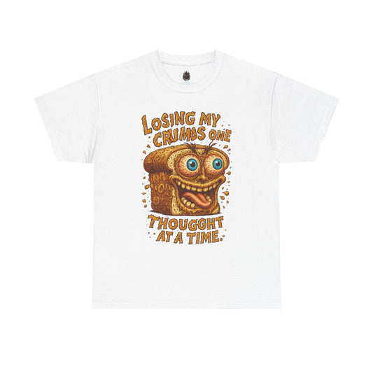 Losing My Crumbs – Funny Crazy Bread Mental Breakdown T-Shirt