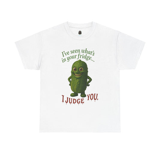 Judgmental Pickle – Funny Fridge T-Shirt