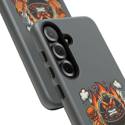 Grilling Phone Case — "Charcoal Is the Last Bastion of Liberty" BBQ Design