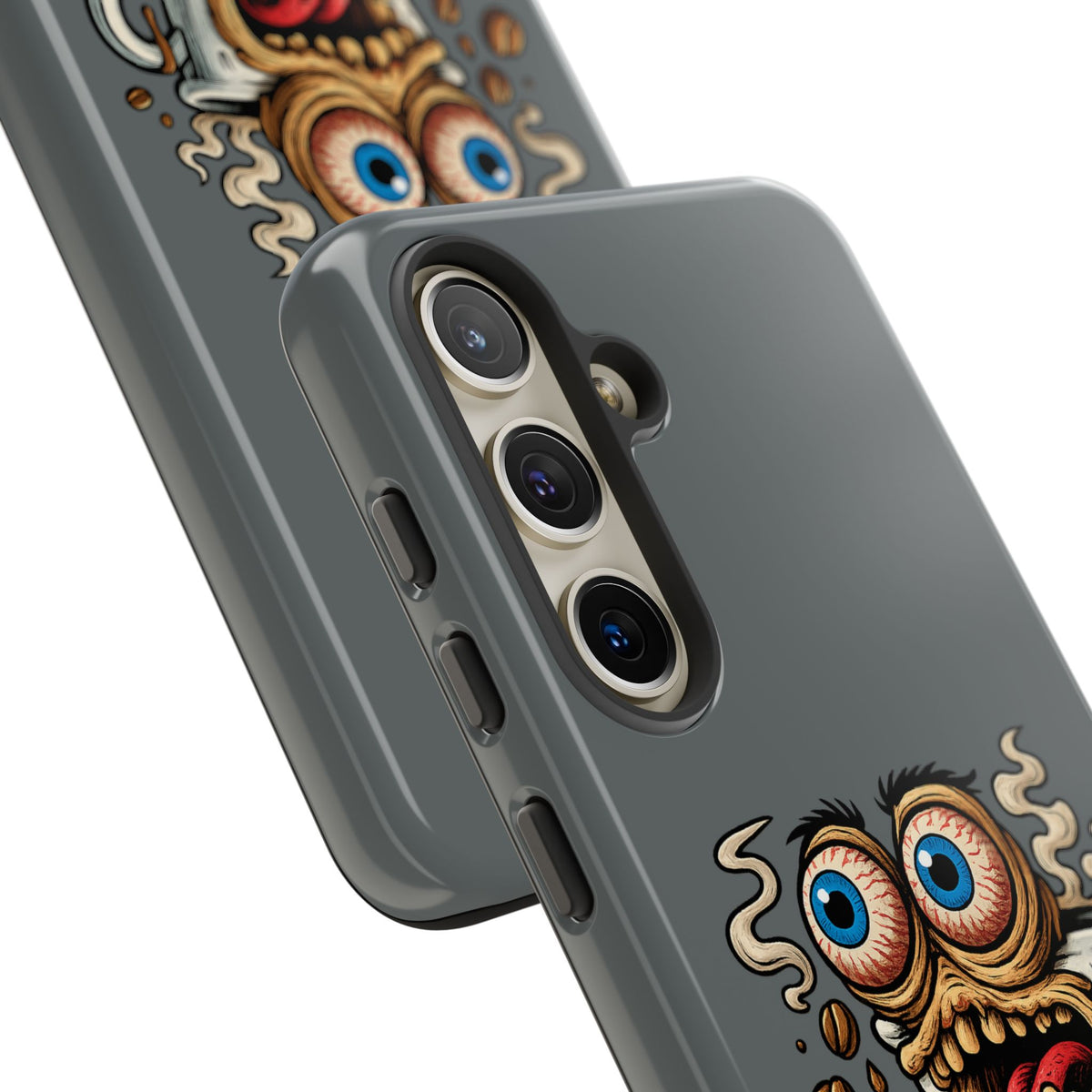 Phone Case — "This Isn't a Cup, It's a Cry for Help" Coffee Monster Design