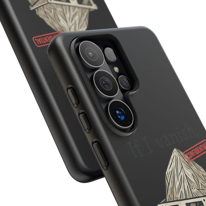 Conspiracy Tin-Foil Hat Phone Case — If I Vanish, Tell the Pigeons I Knew (Confidential)
