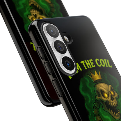 Tough Cases — “I Am The Coil In Your Nightmares” Skull Snake Shockproof Phone Case