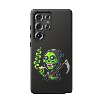 Grinning Green Reaper Phone Case
