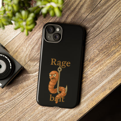 Phone Case — "Rage Bait" Angry Worm Fishing Design