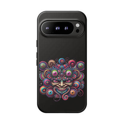 Psychedelic Smiling Eye Cluster Phone Case