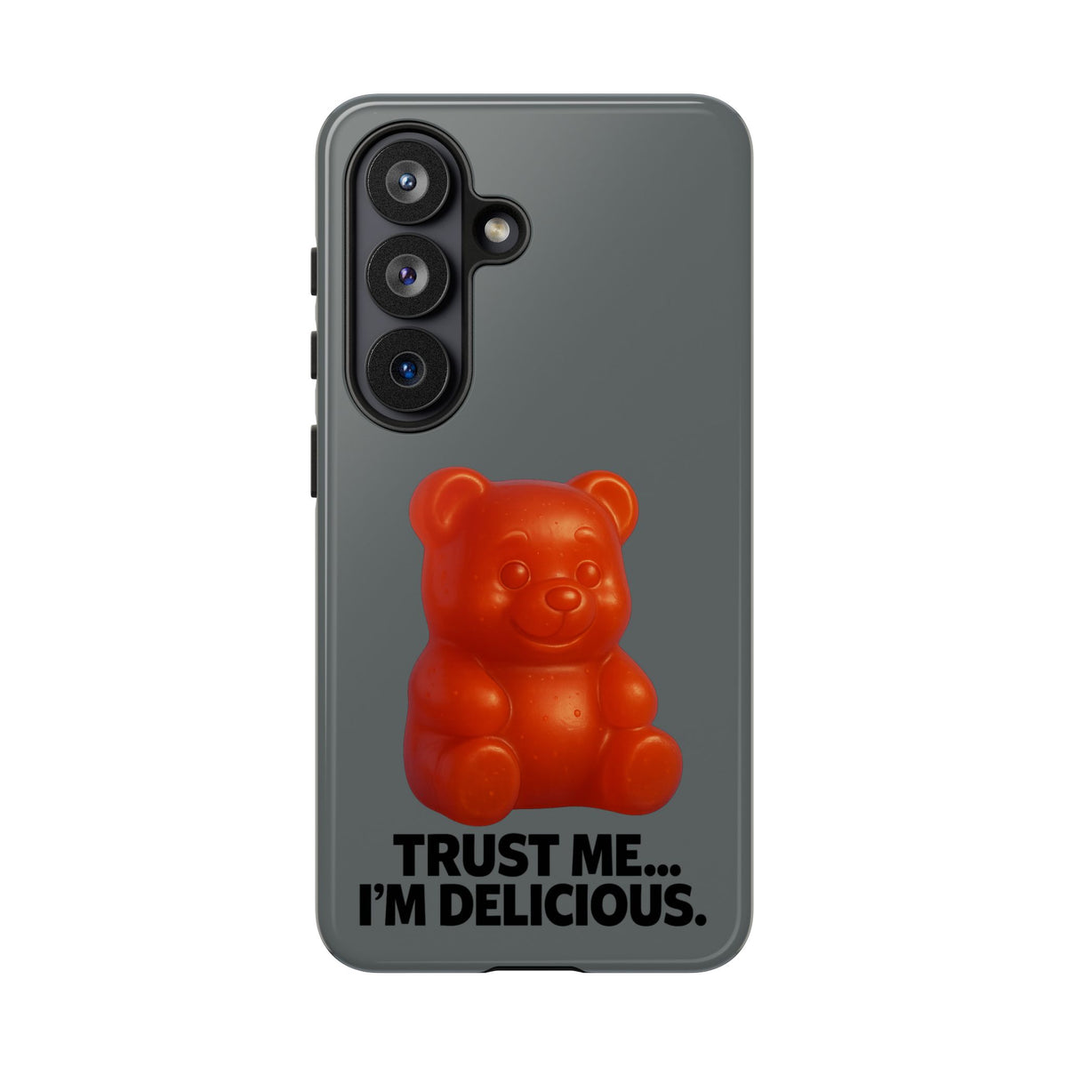 Phone Case — Red Gummy Bear 'Trust Me... I'm Delicious' Protective Case