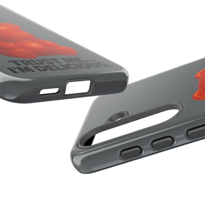 Phone Case — Red Gummy Bear 'Trust Me... I'm Delicious' Protective Case