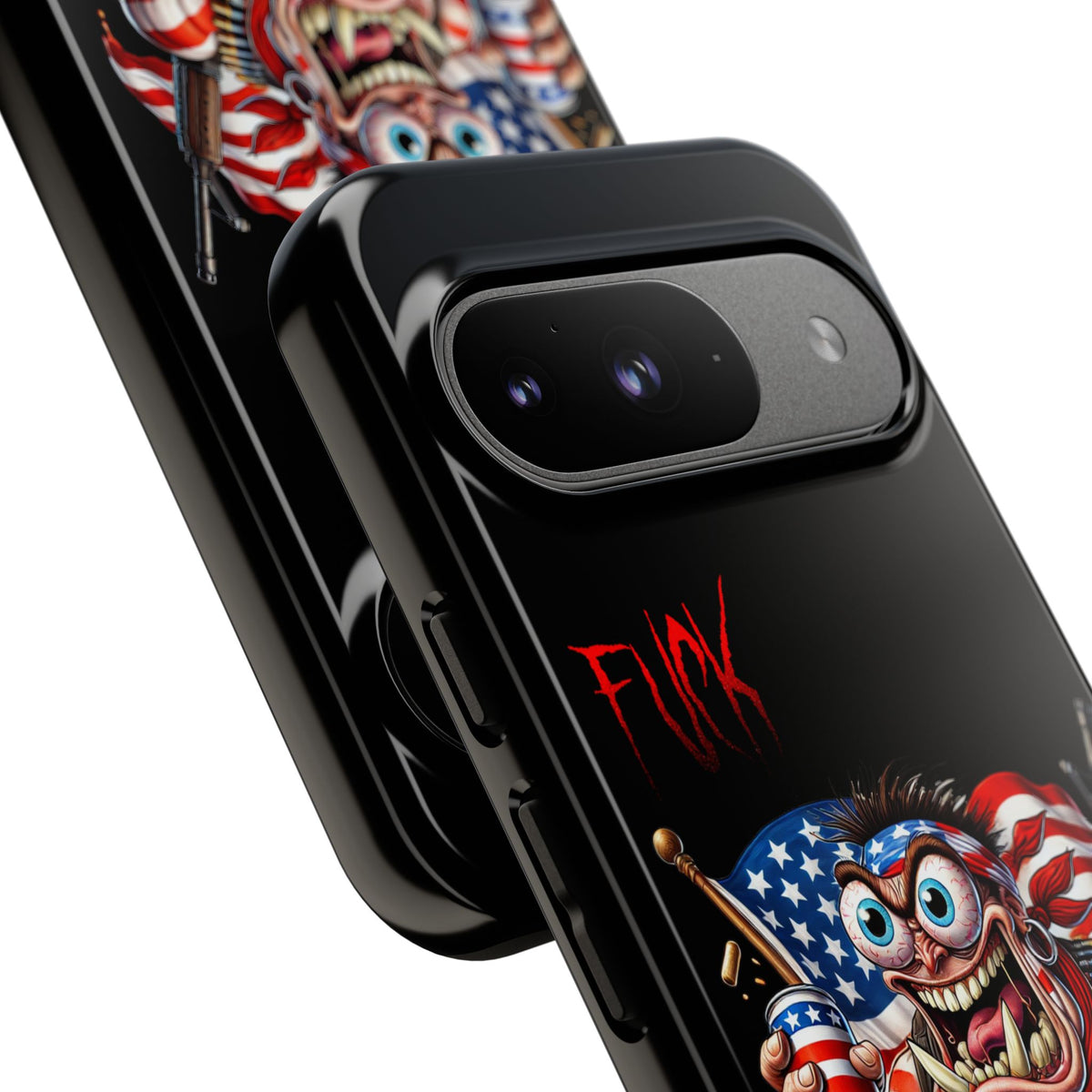 Patriotic Madman Phone Case — 'Funk Yea' USA Flag Tough Case