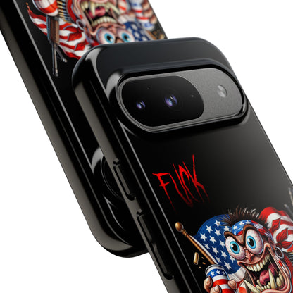 Patriotic Madman Phone Case — 'Funk Yea' USA Flag Tough Case