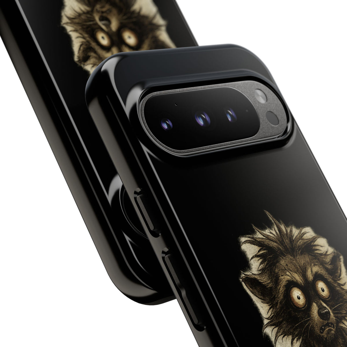 Phone Case — "Chosen by Darkness (Or Maybe Just Rabies)" Cute Creepy Lemur Design