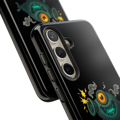 Phone Case — Cute Zombie Blaster Design with "I See You... And Now You're Toast"