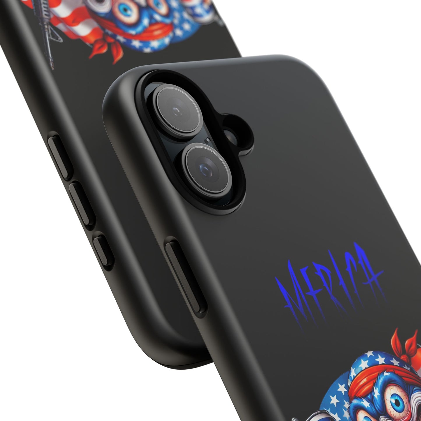 Phone Case — Patriotic 'Merica Clown with Flag, Beer & Rifle