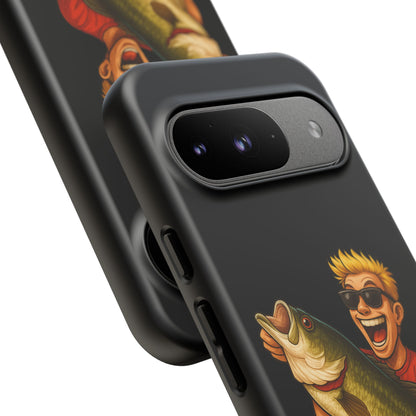 Fishing Phone Case — "I Came. I Cast. I Conquered." Graphic Bass Design