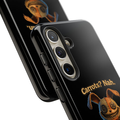 Phone Case — Creepy Bunny "Carrots? Nah. I crave screams." Horror iPhone Case