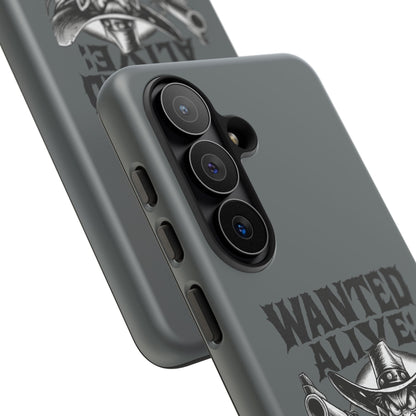 Phone Case — "Wanted Alive!" Cowboy Chewin' Tobacco Graphic