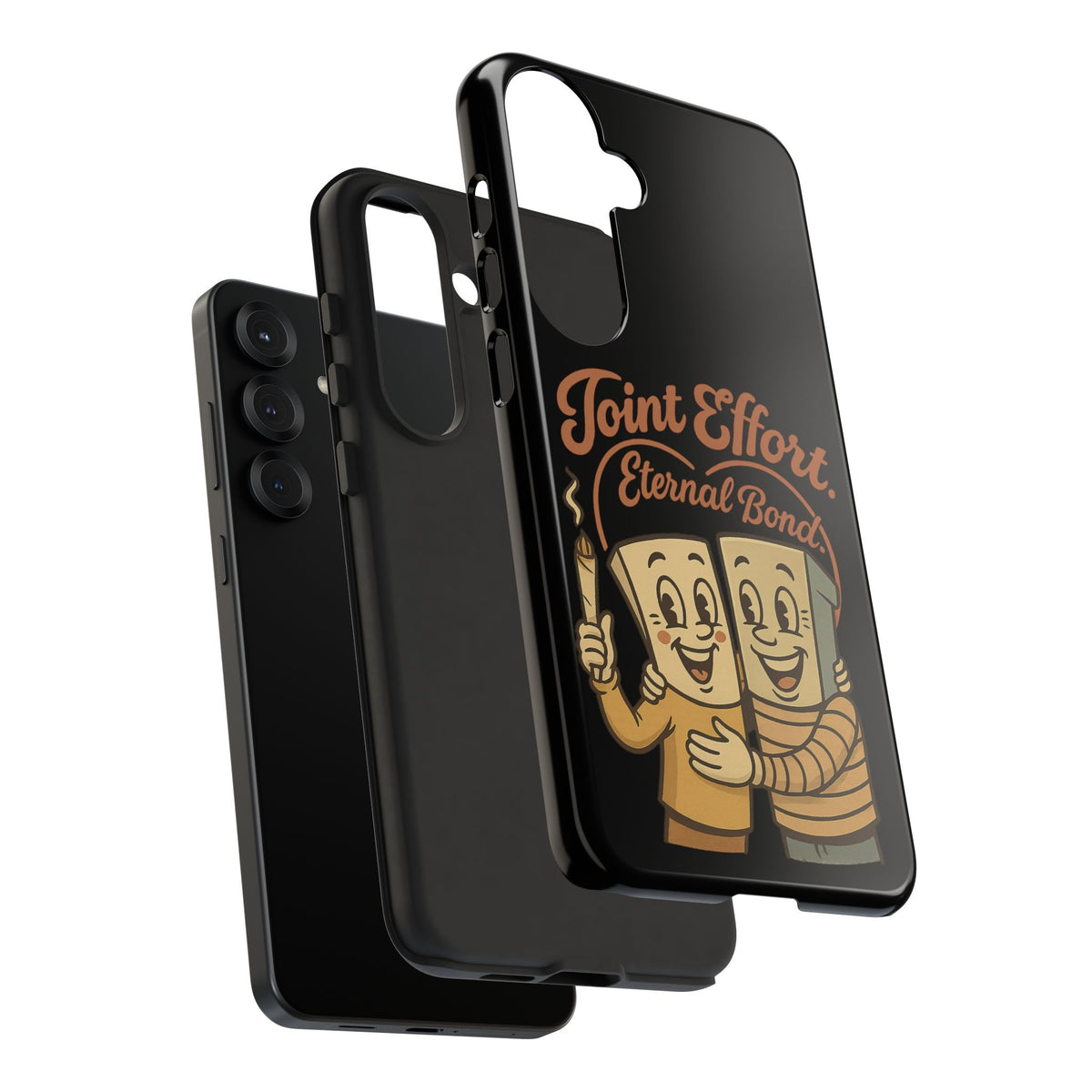 Phone Case — "Joint Effort Eternal Bond" Retro Cannabis Matchstick Design