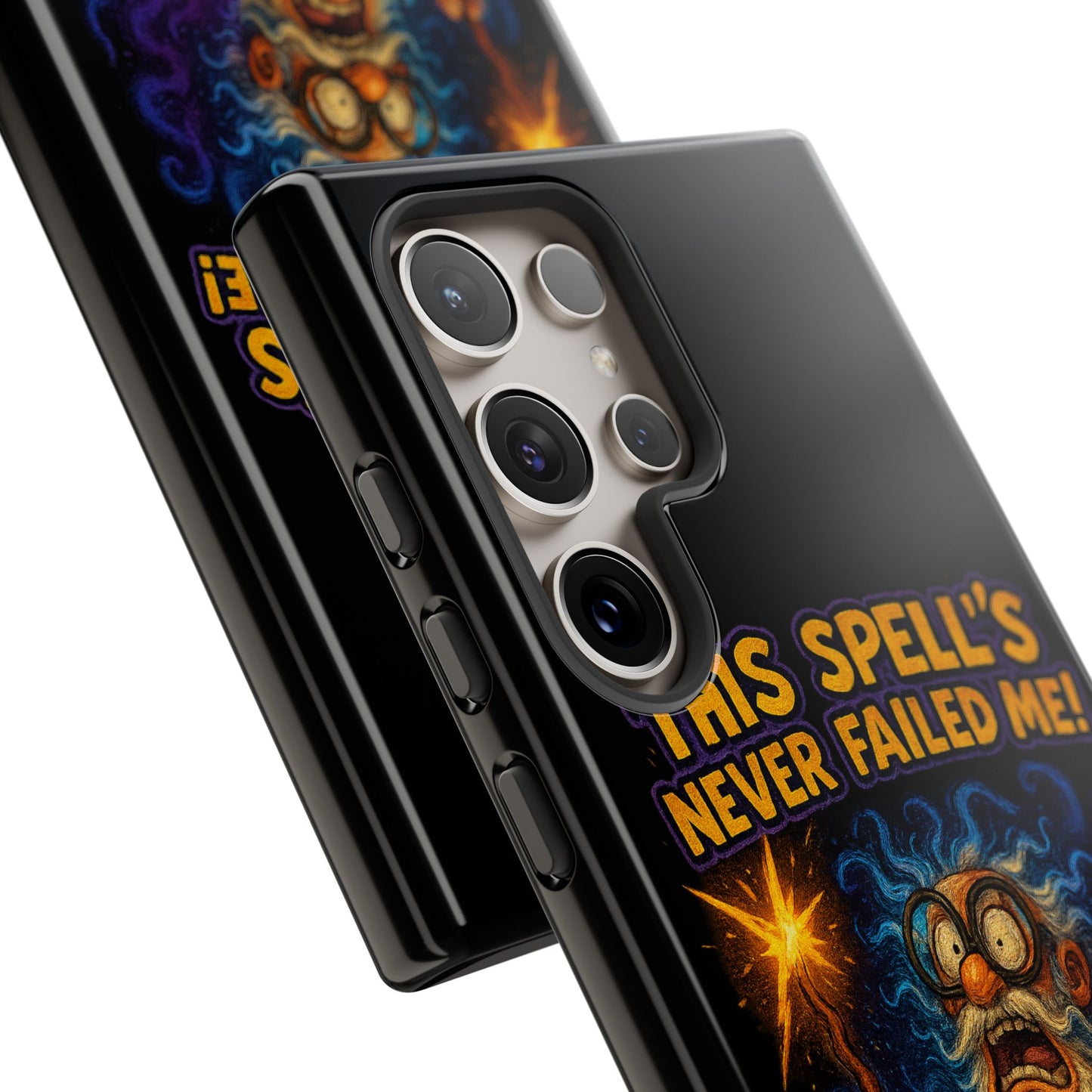 Wizard Phone Case — "This Spell's Never Failed Me!" Funny Magic Protective iPhone Cover