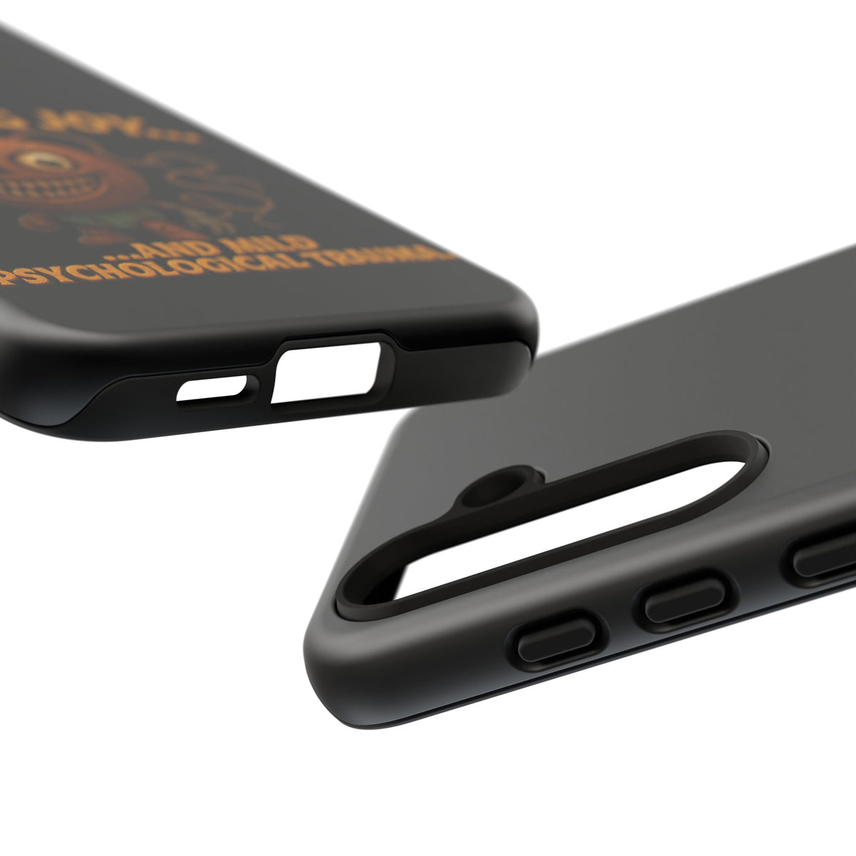 Phone Case — "I Bring Joy... and Mild Psychological Trauma" Funny Creepy Design