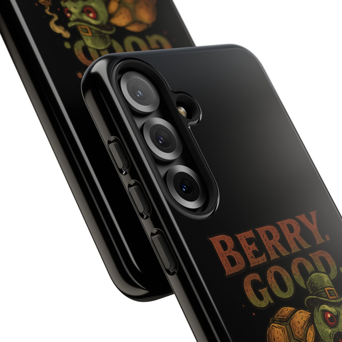 Phone Case — 'Berry Good' Zombie Turtle Graphic Tough Protective Case