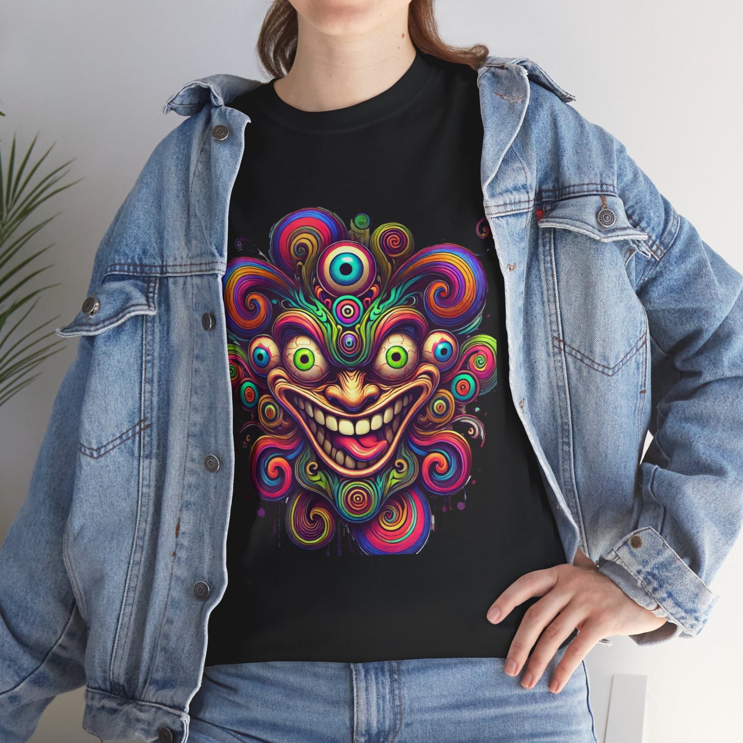 "Mind-Bending Smile" Psychedelic Fantasy T-Shirt