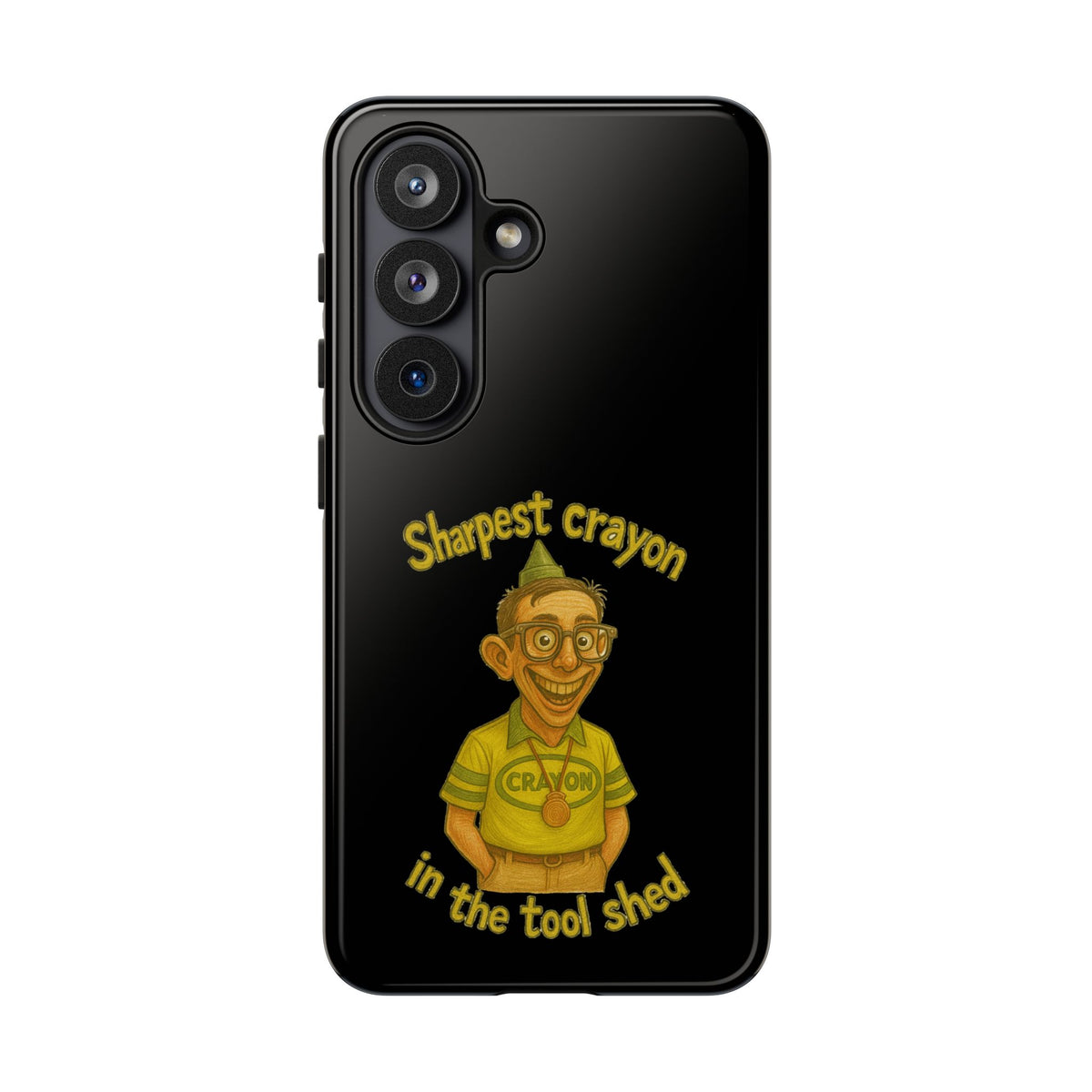 Phone Case — "Sharpest Crayon in the Tool Shed" Retro Teacher/Geek Protective Cover