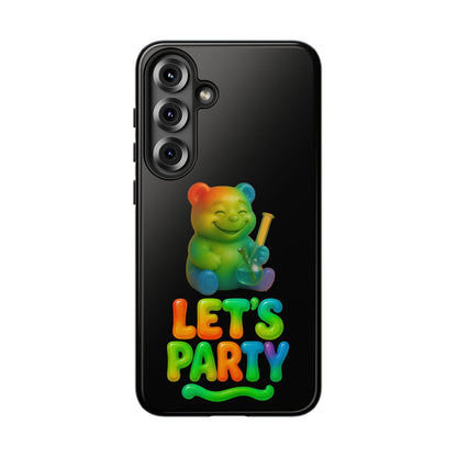 Let's Party Rainbow Bear Phone Case