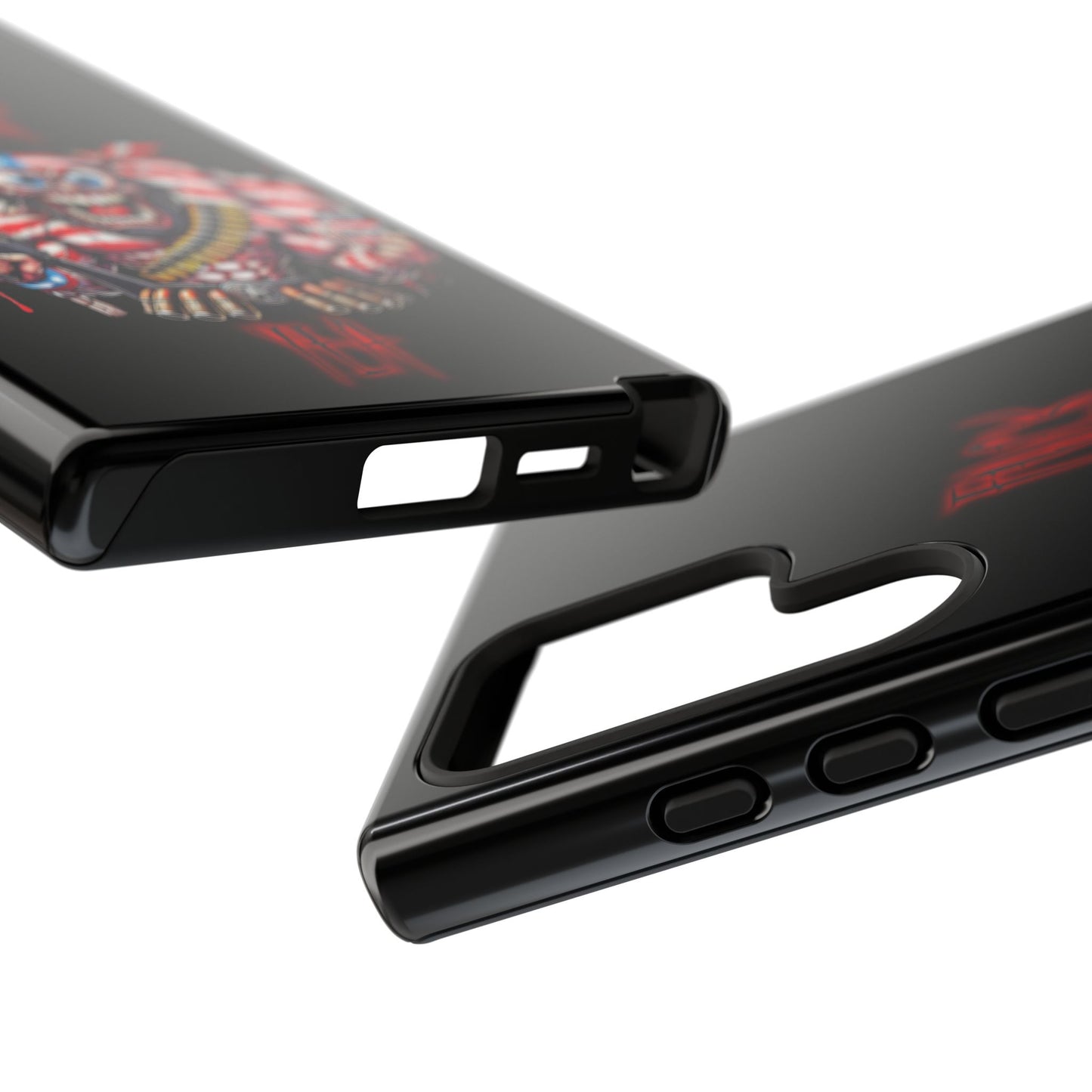 Phone Case — American Flag Skull Soldier Design (Tough Cases)